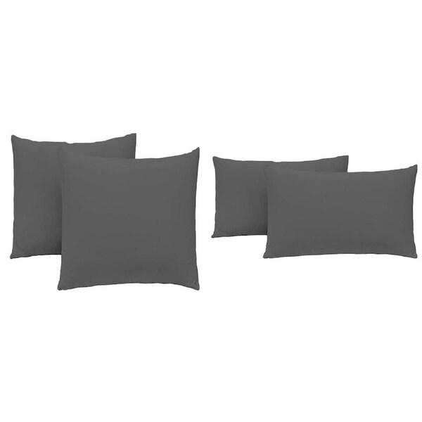 Pillow Cases Hotel Quality Pillowcase Standard European Queen King 2 Pack - Gray 2 King Pillowcases 50 x 90cm