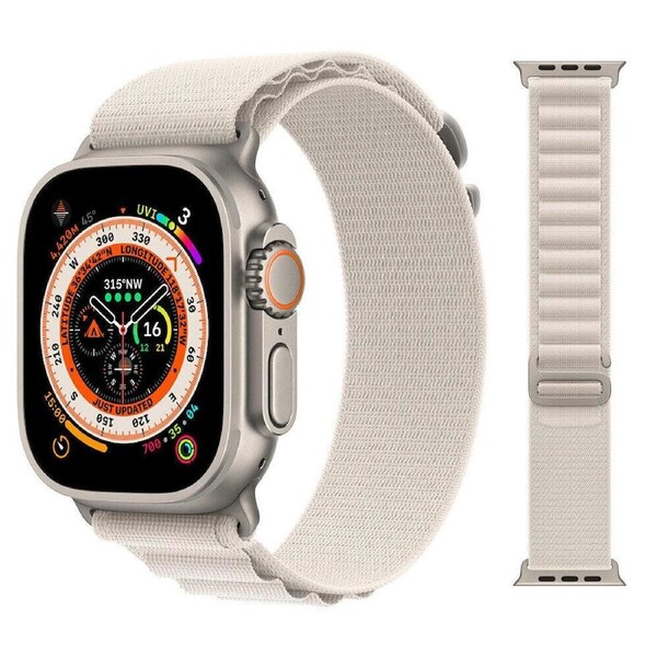 For Apple Watch Band Strap Series 9 8 7 40 44 41 45 49mm Alpine Trail Loop iWatch - Alpine Loop Starlight 38mm 40mm 41mm