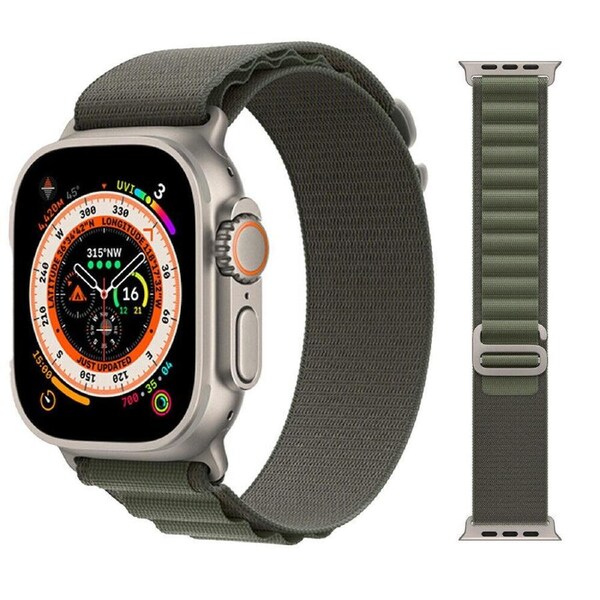 For Apple Watch Band Strap Series 9 8 7 40 44 41 45 49mm Alpine Trail Loop iWatch - Alpine Loop Green 38mm 40mm 41mm
