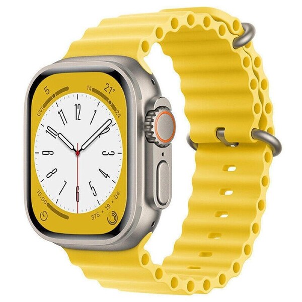 For Apple Watch Band Strap Series 9 8 7 40 44 41 45 49mm Alpine Trail Loop iWatch - Ocean Yellow 42mm 44mm 45mm 49mm