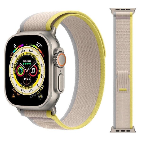 For Apple Watch Band Strap Series 9 8 7 40 44 41 45 49mm Alpine Trail Loop iWatch - Trail Loop Beige 42mm 44mm 45mm 49mm