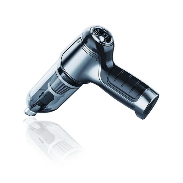 Handheld Cordless Vacuum Cleaner Home And Car Dust Blower Mini Air Duster Silver 95000PA