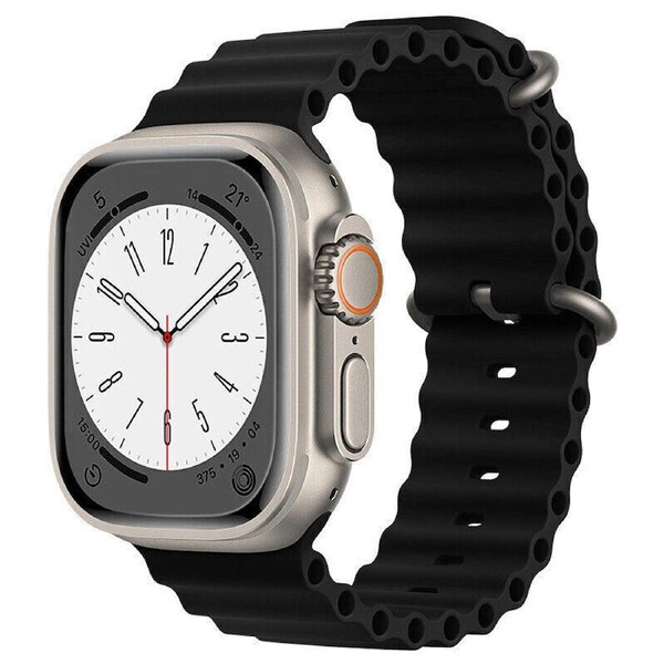 For Apple Watch Band Strap Series 9 8 7 40 44 41 45 49mm Alpine Trail Loop iWatch - Ocean Black 42mm 44mm 45mm 49mm