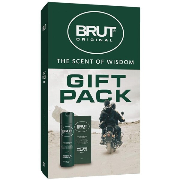 Brut Original 2 Piece Gift Set - Body Spray 130g & After Shave 100ml