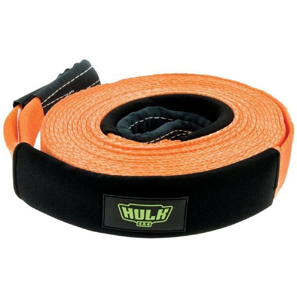 Hulk Heavy Duty Nylon Snatch Recovery Strap 8000kg 60mm x 9m Orange