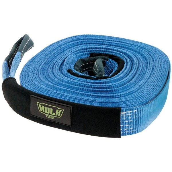 Hulk Heavy Duty Winch Extension Strap 5000kg 50mm x 20m Blue