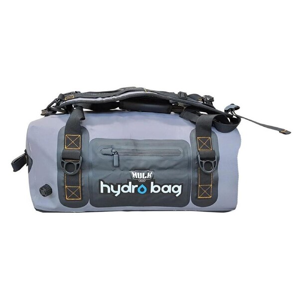 Hulk Hydro Bag Waterproof Duffel with Shoulder Straps 60L Grey