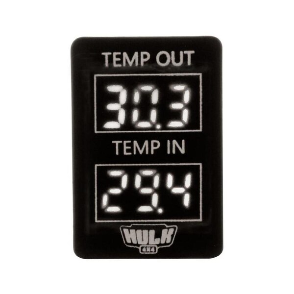 Hulk Toyota Late Dual Vehicle Temperature Display 12v White Illumination
