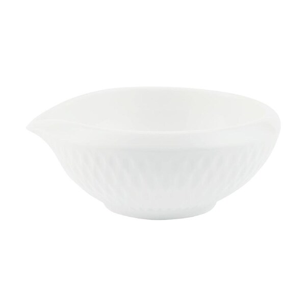 Maxwell And Williams Sauce Bowl Porcelain Diamond Textured Microwave Safe 7.5cm