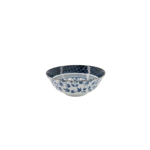 Tokyo Design Ramen Bowl Porcelain Crane Gingko 21cm 7cm Deep Microwave