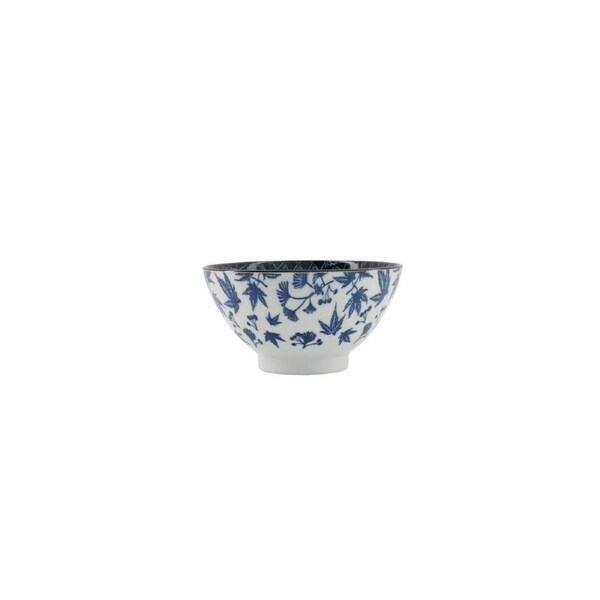 Tokyo Design Sori Bowl Porcelain Crane And Gingko 18x9cm Microwave Safe