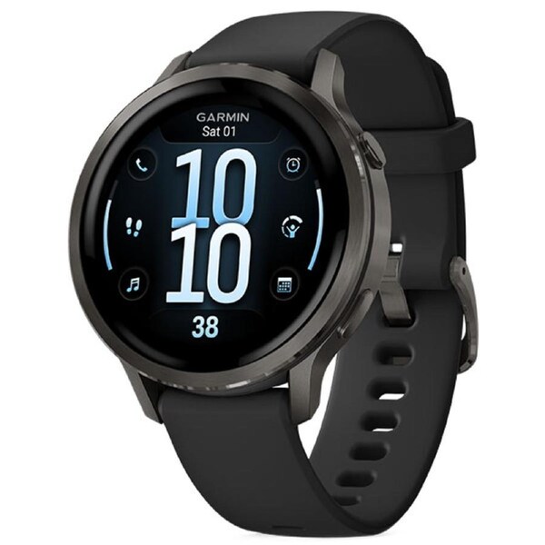 Garmin Venu 4 GPS Watch - Slate w Black 41mm