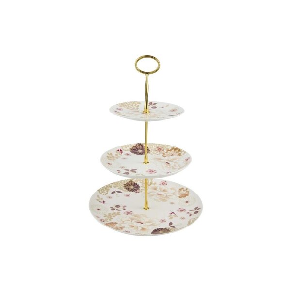 Maxwell And Williams 3 Tier Cake Stand Fine Bone China Gift Boxed 27.5x37cm