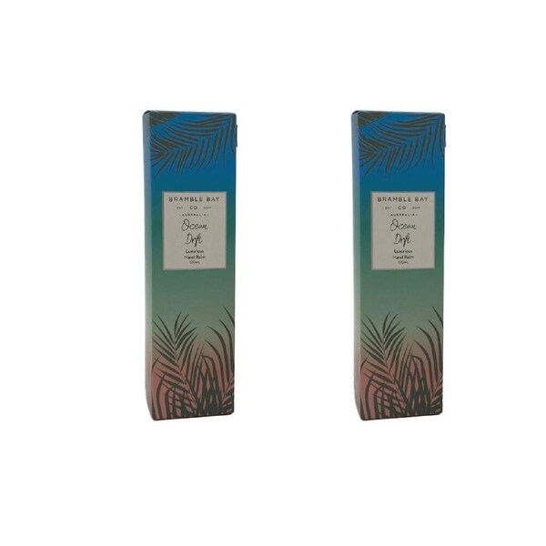 2PK Bramble Bay Ocean Drift Hand Cream Therapy Coconut Lime and Grapefruit 120ml