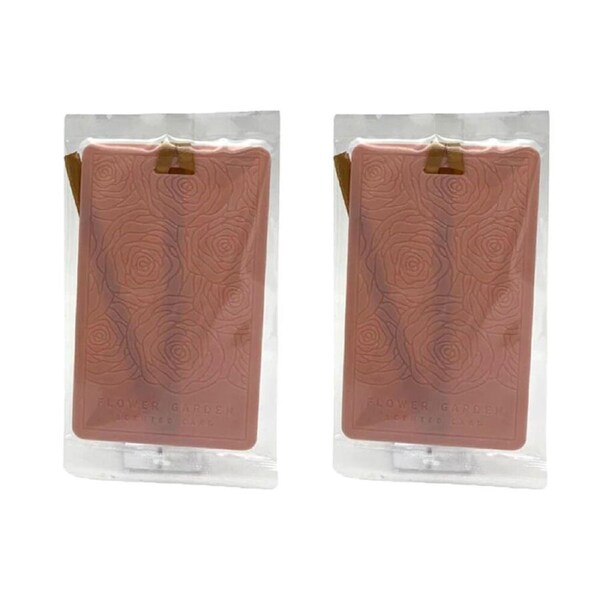 2x 2pc Bramble Bay Fragrance Car Air Freshener Soft Rose Country Garden Pink