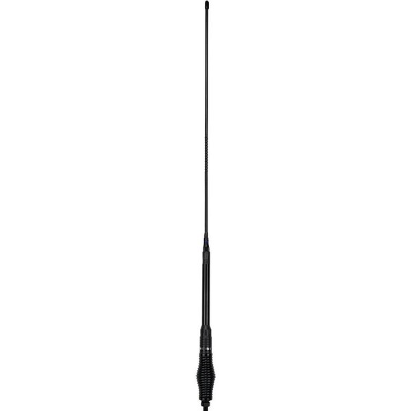 GME UHF CB Heavy Duty Fibreglass Whip Elevated Feed 6.6dBi Antenna 97cm BK