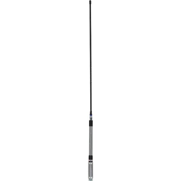 GME UHF CB Fibreglass Whip Elevated Feed 6.6dBi Antenna 93cm Black