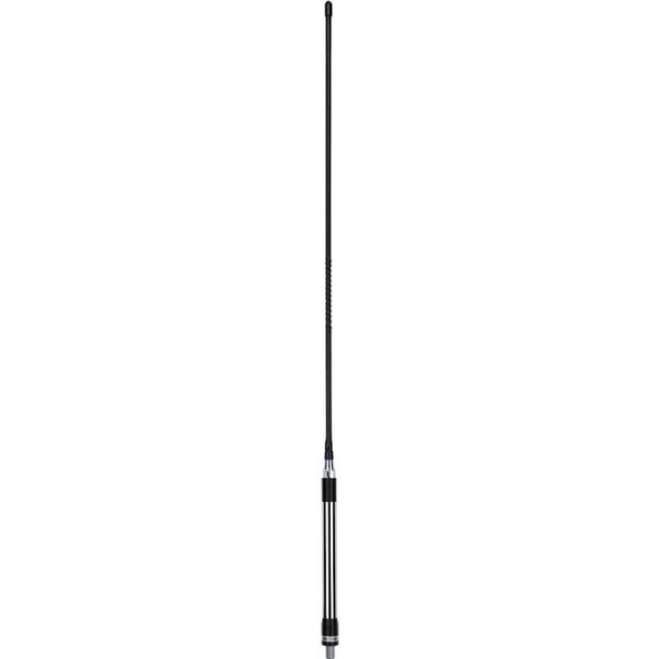 GME UHF CB Heavy Duty Fibreglass Whip Elevated Feed 6.6dBi Antenna 85cm BK