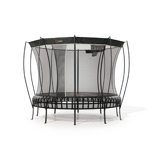 VULY Thunder 2 Large 13ft Springless Trampoline with Enclosure - Round Kids Trampolines With Shade Cover Pro & Hoop