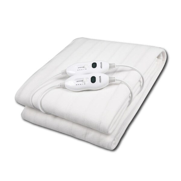 Heller Queen Fitted Electric Blanket 3 Heat Settings Dual Controllers 203X152Cm