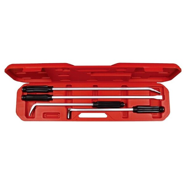 4pc Ampro T70703 Pry Bar Set Chrome-Moly Steel High Impact Handles 36/24 Inch