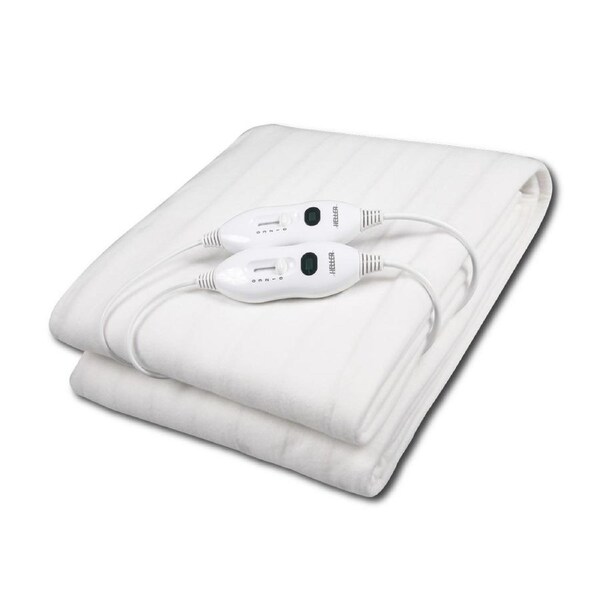 Heller Electric Blanket Double Fitted 3 Heat Controllers 193x137cm White