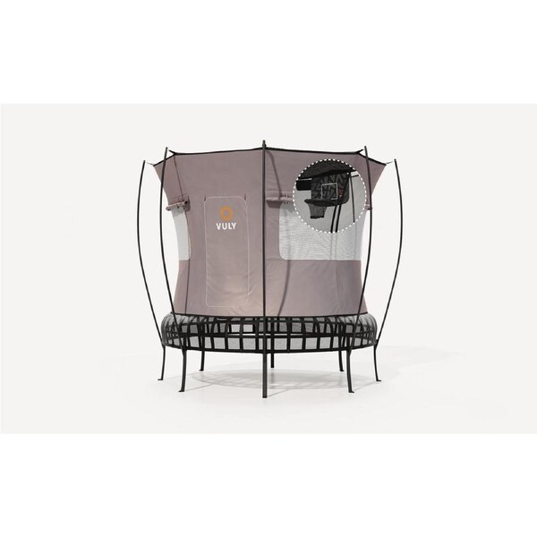 VULY Thunder 2 Large 13ft Springless Trampoline with Enclosure - Round Kids Trampolines With Tent Bundle & Hoop