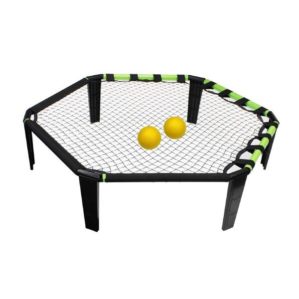 Regent Outdoors Bounce Action Playing Game Hex Design w/ 2 Balls 90x90x20cm