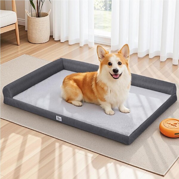 i.Pet Pet Bed Plush Soft Cushion Egg Crate Large Sofa Removable Washable