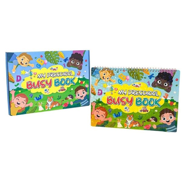 BabiePlay Toddler Busy Book: All-in-One Educational Learning Binder