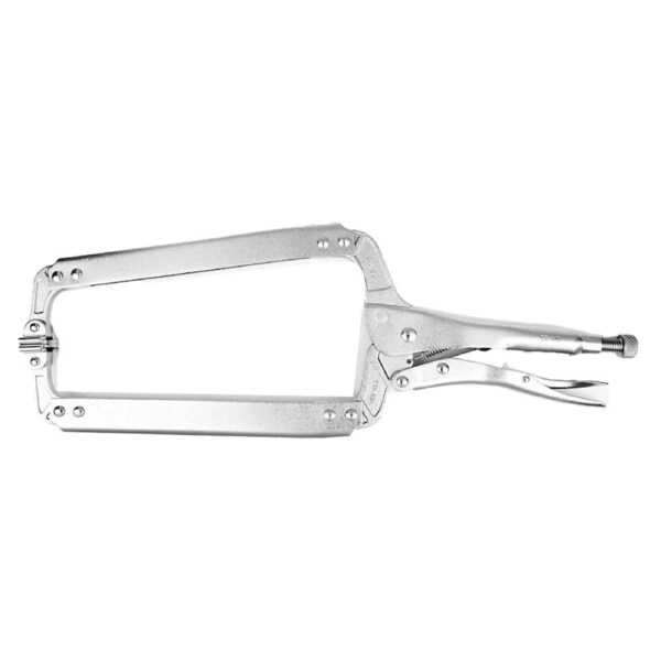 Ampro T28267 Locking C-Clamp with Swivel 18" Heavy Duty Steel