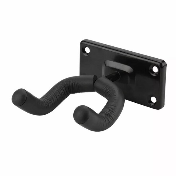 Guitar Wall Hanger Rack Hook Non Adjustable Black Mount Holder for Acoustic
