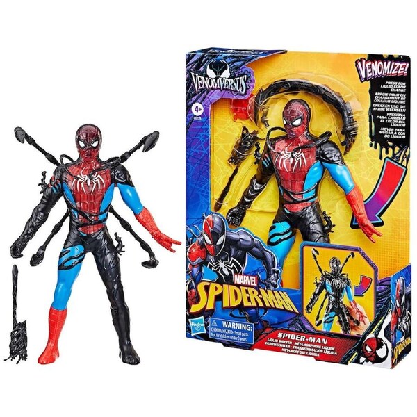 Marvel Spider-Man VenomVersus Spider-Man Liquid Shifter Action Figure