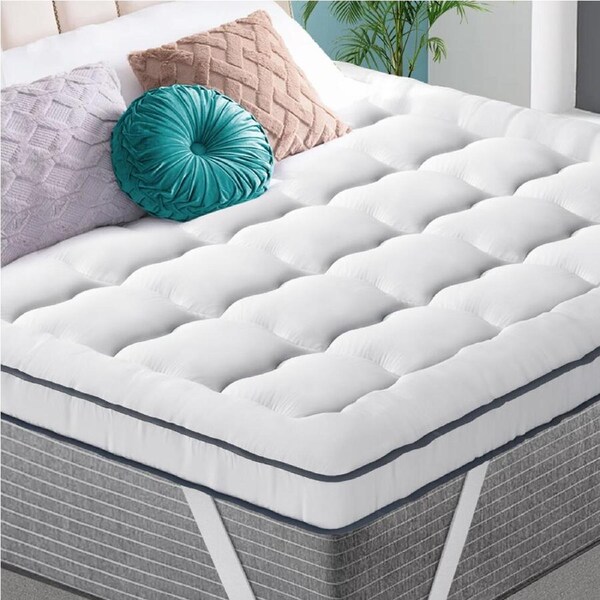 STARRY EUCALYPT Mattress Topper Pillowtop 9cm Single