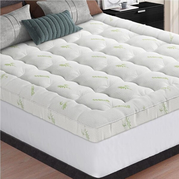 STARRY EUCALYPT Pillowtop Mattress Topper 9cm Queen