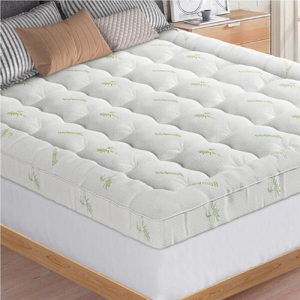 STARRY EUCALYPT Pillowtop Mattress Topper 11cm Queen