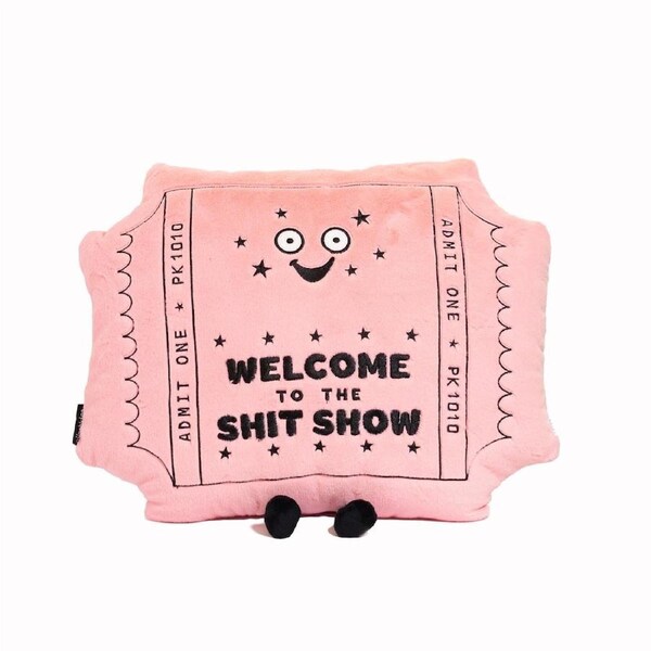 Punchkins Puffies Shit Show Cushion