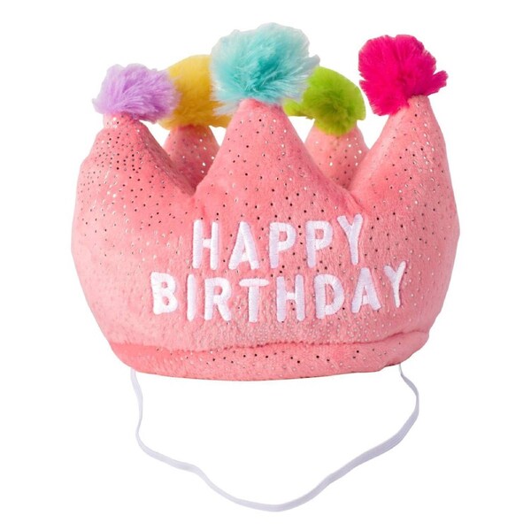 If The Crown Fits Plush Dog Toy & Birthday Hat