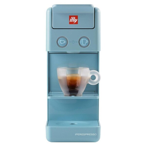 illy Y3.3 Iperespresso Pod/Capsule Espresso Coffee Machine/Maker Azzurra/Blue
