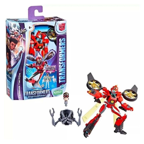 Transformers Earthspark Terran Twitch Deluxe Class Action Figure