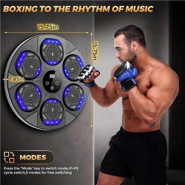 Bluetooth Music Boxing Machine Smart Training Wall Target Exercise Equipment