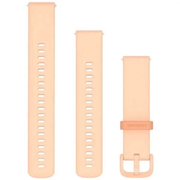 Garmin Quick Release 20mm - Pink Dawn Silicone Band w/Pink Dawn Hardware