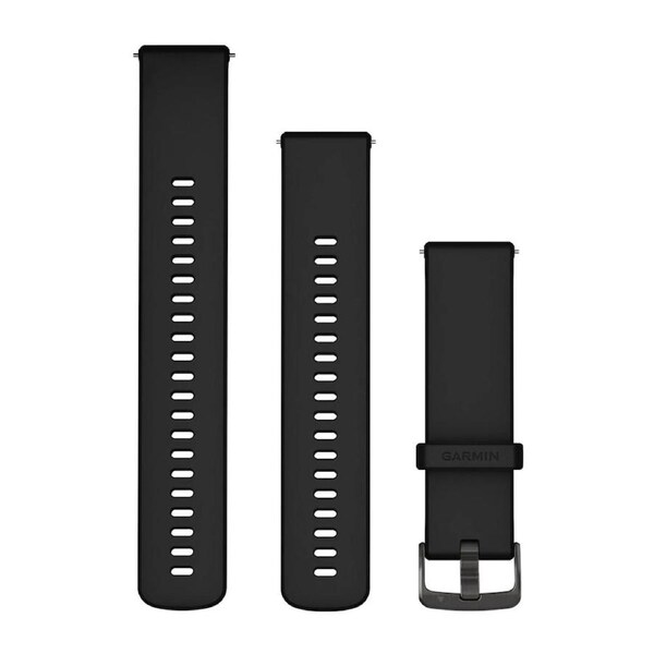 Garmin Quick Release 22mm - Black Silicone Band
