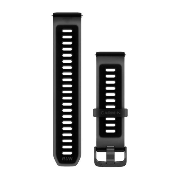 Garmin Quick Release 22mm - Translucent Black/Black w/ Slate Silicone Band
