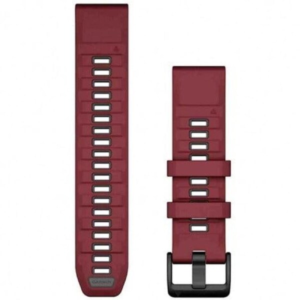 Garmin QuickFit 22 - Marsala/Graphite Silicone Band
