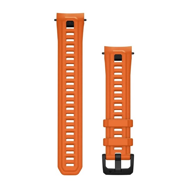 Garmin 22mm Watch Band - Ember Orange Silcone Band suits Instinct E - 45mm