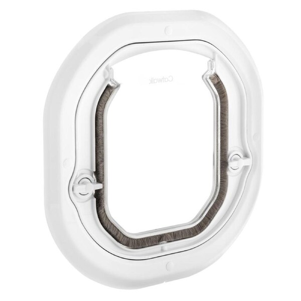 Pet-Tek Glass Fitting Original Cat Door White