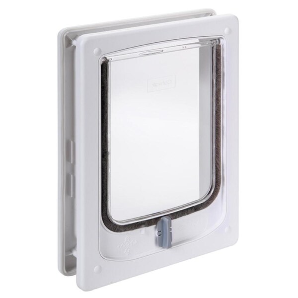 Pet-Tek Wood Fitting Small Dog Door Tunnel White