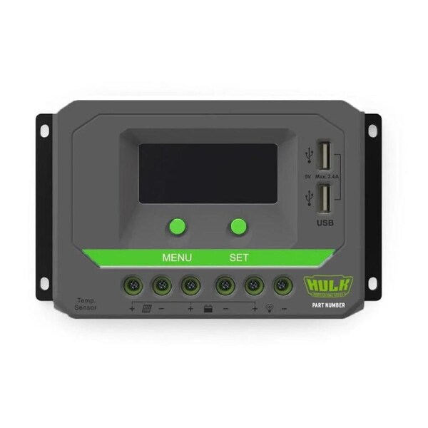 Hulk Pro 60A PWM Solar Battery Charge Controller Device 12-48V