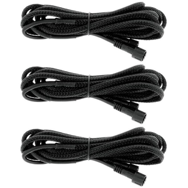 3PK Hulk Pro Textured Keypad Extension Cable Suits HU1300 2.4m Black